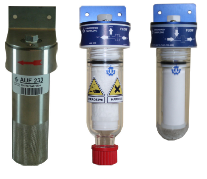 Various gas / liquid filters
filters can be combined as well